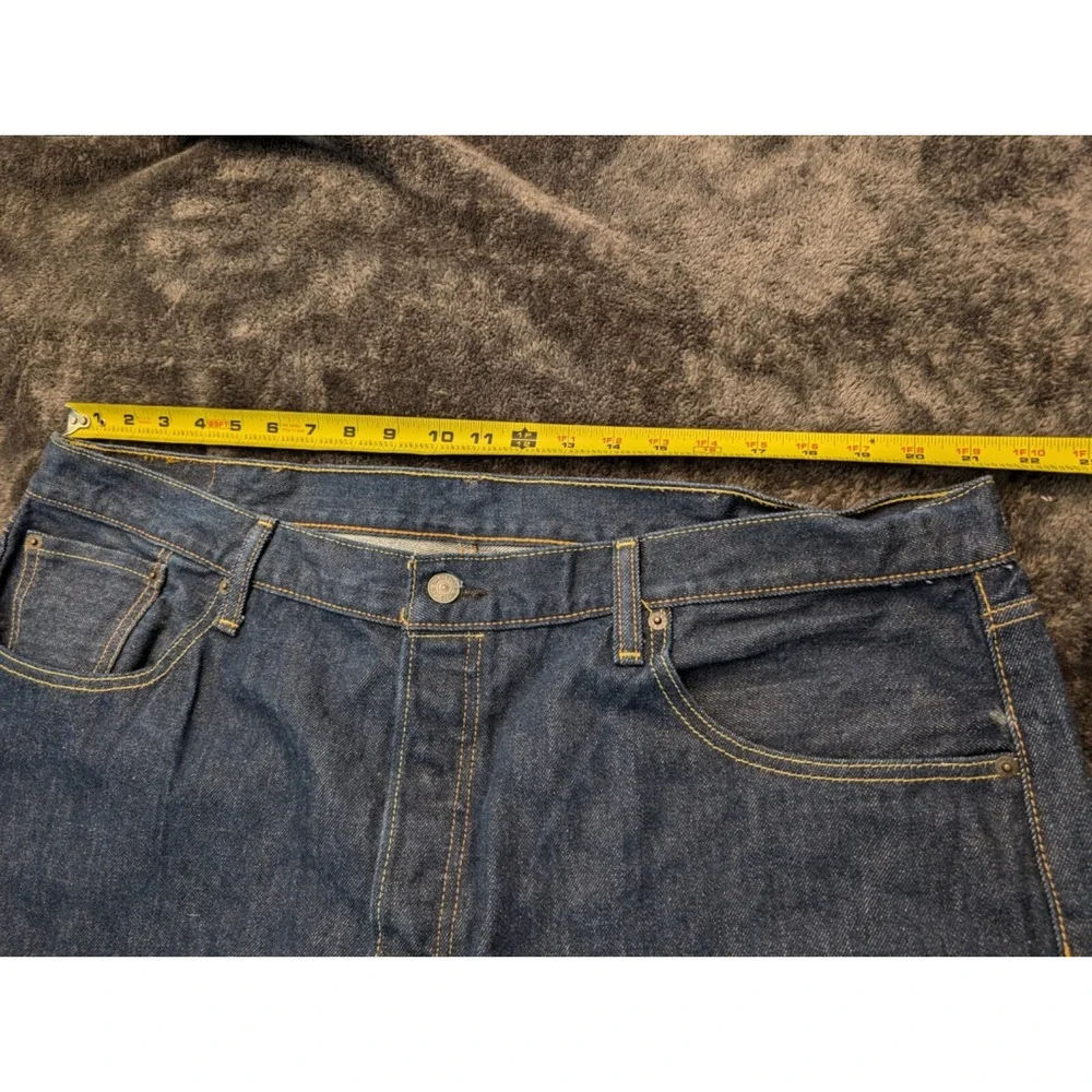 Mens Levis 501 Original Fit Jeans Sz 44x30 Medium Wash (Read Descrip)